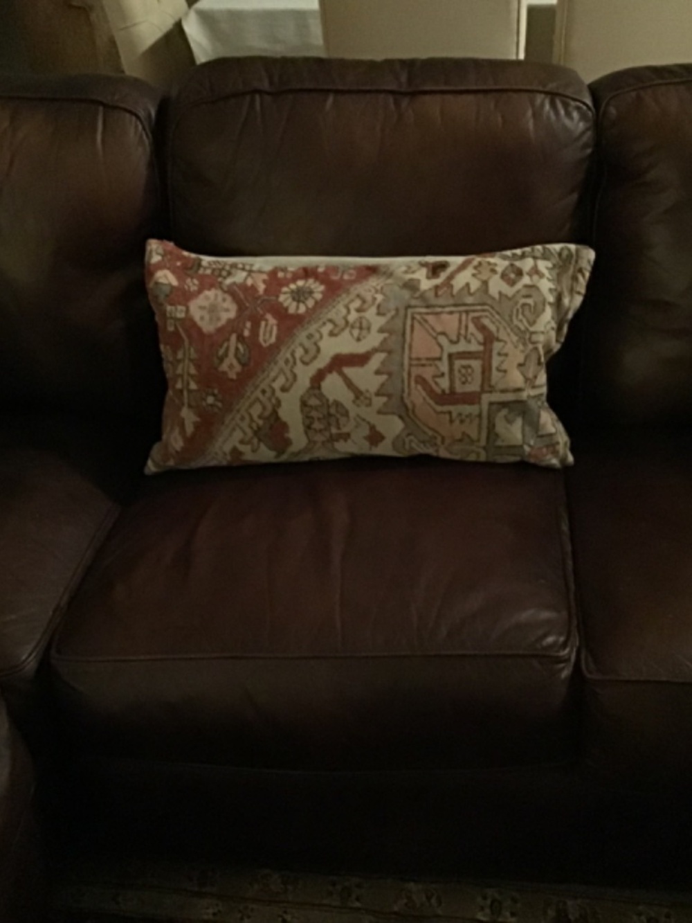 Pottery barn pillow sham for lumbar pillow